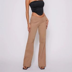 Tiger Mist Low Rise Elaine Khaki Tan Pants